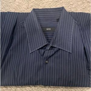 Boss Blue Men’s Button Down Shirt